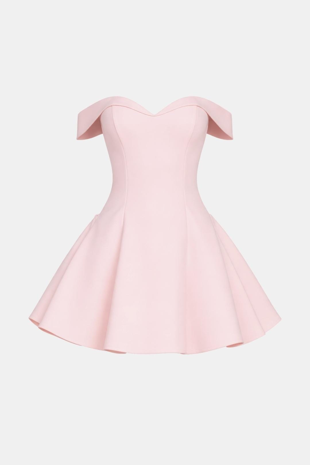 Zariyah Women's Mini Dress | Sculpted Polyester, Off-Shoulder Summer Cocktail 5